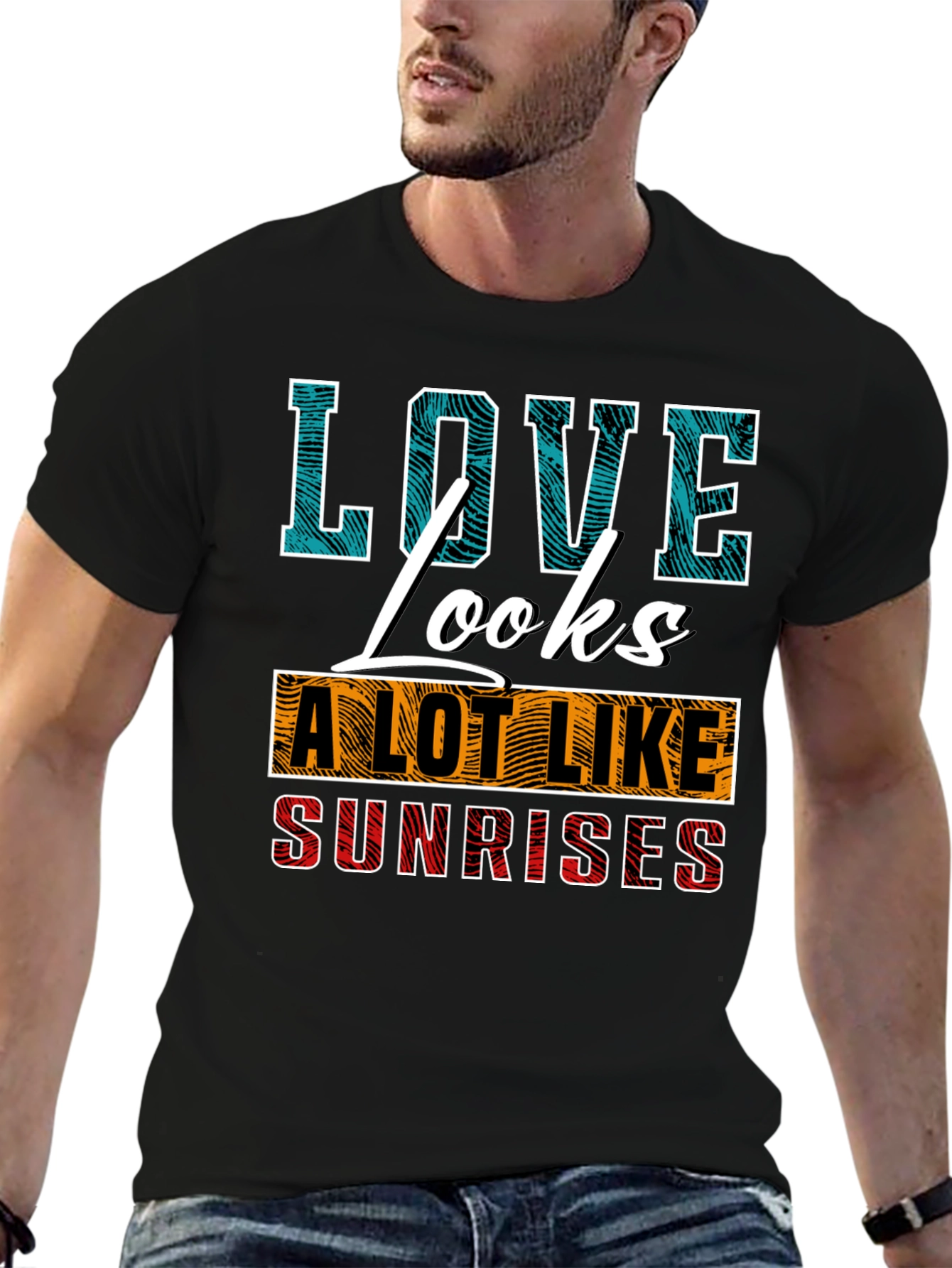Love Looks Like Sunrises Graphic T-Shirt