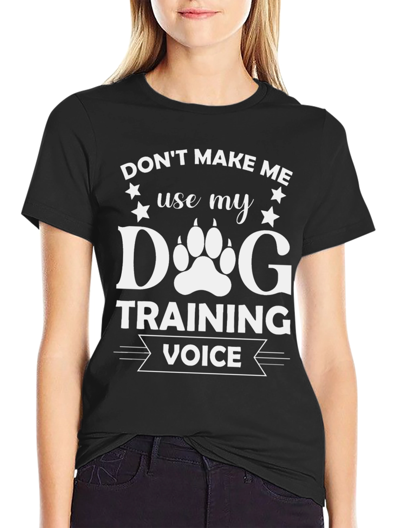 Dog Training Voice T-Shirt - Funny Dog Lover Tee