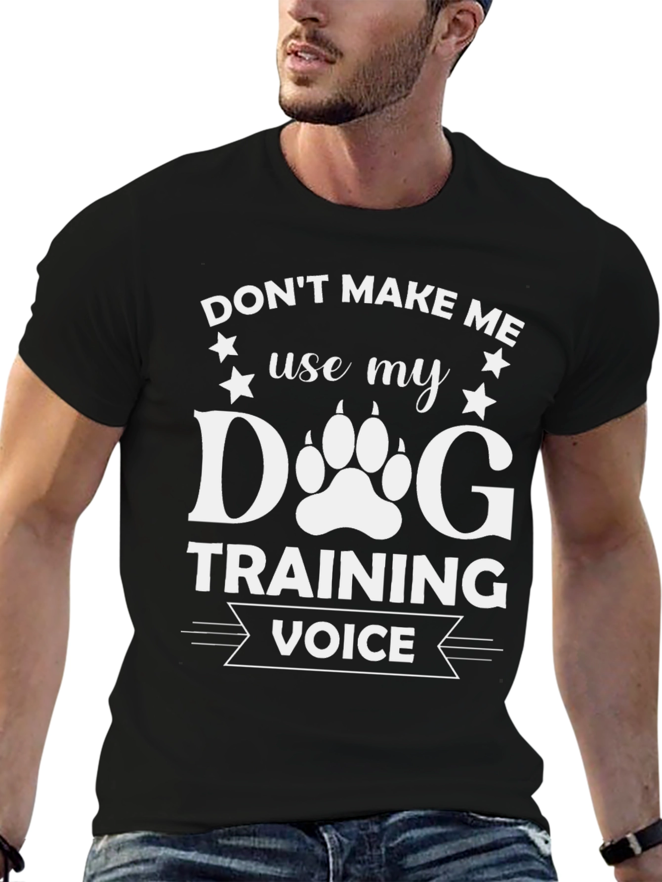 Dog Training Voice T-Shirt - Funny Dog Lover Tee
