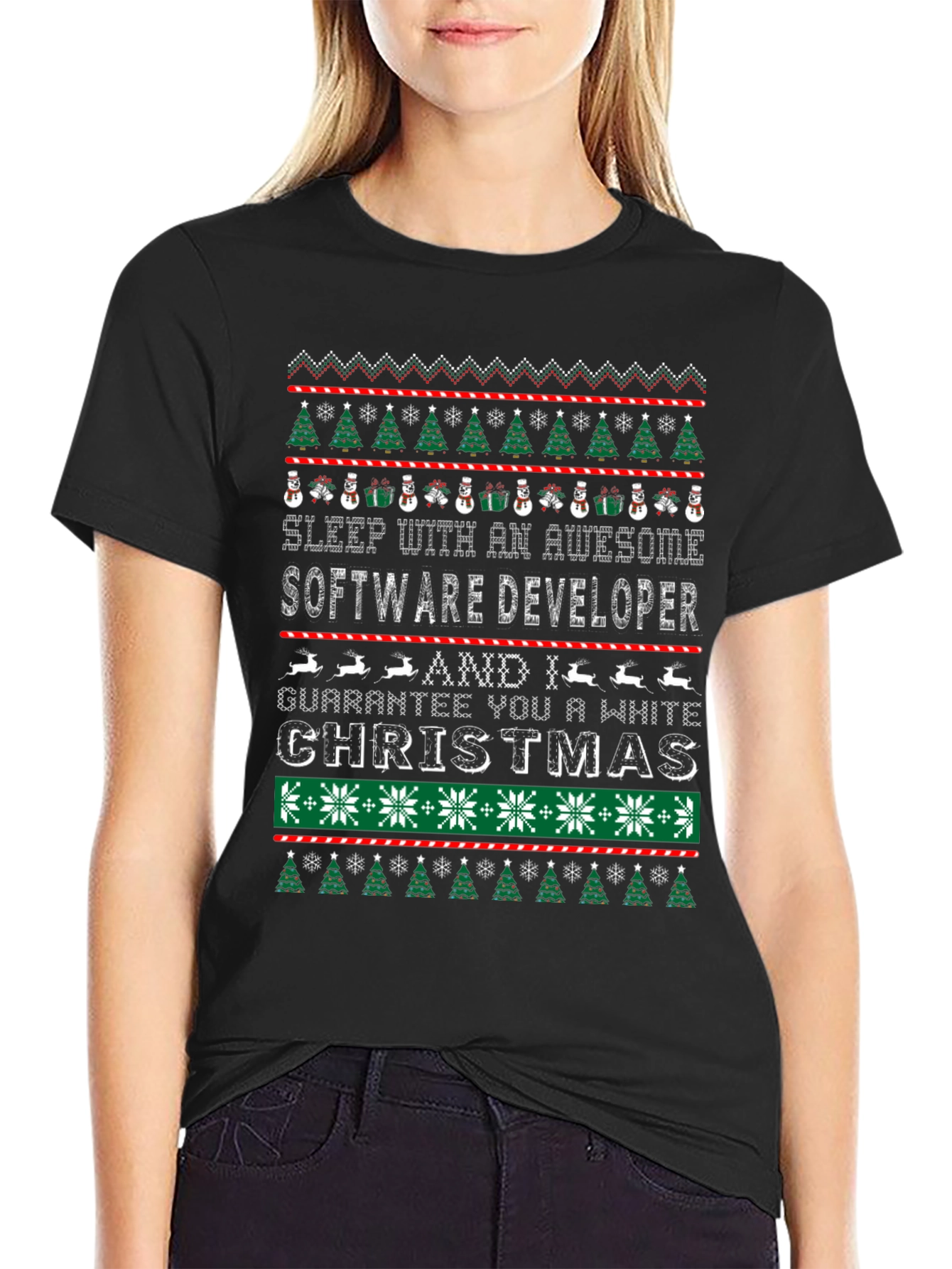 Awesome Software Developer Christmas T-Shirt