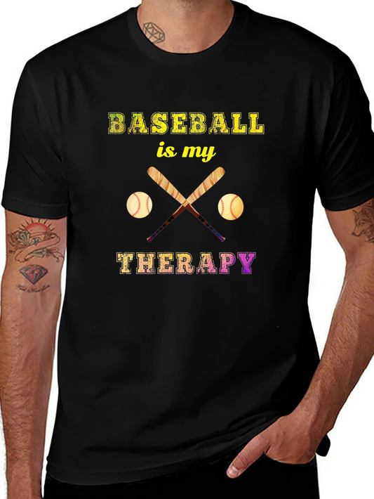 Baseball is My Therapy T-Shirt