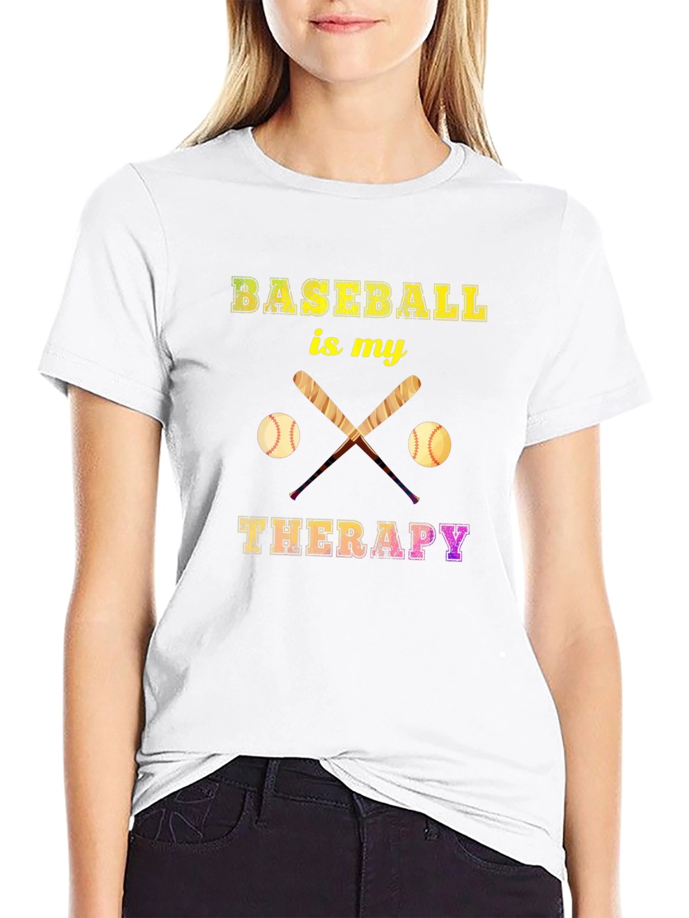 Baseball is My Therapy T-Shirt