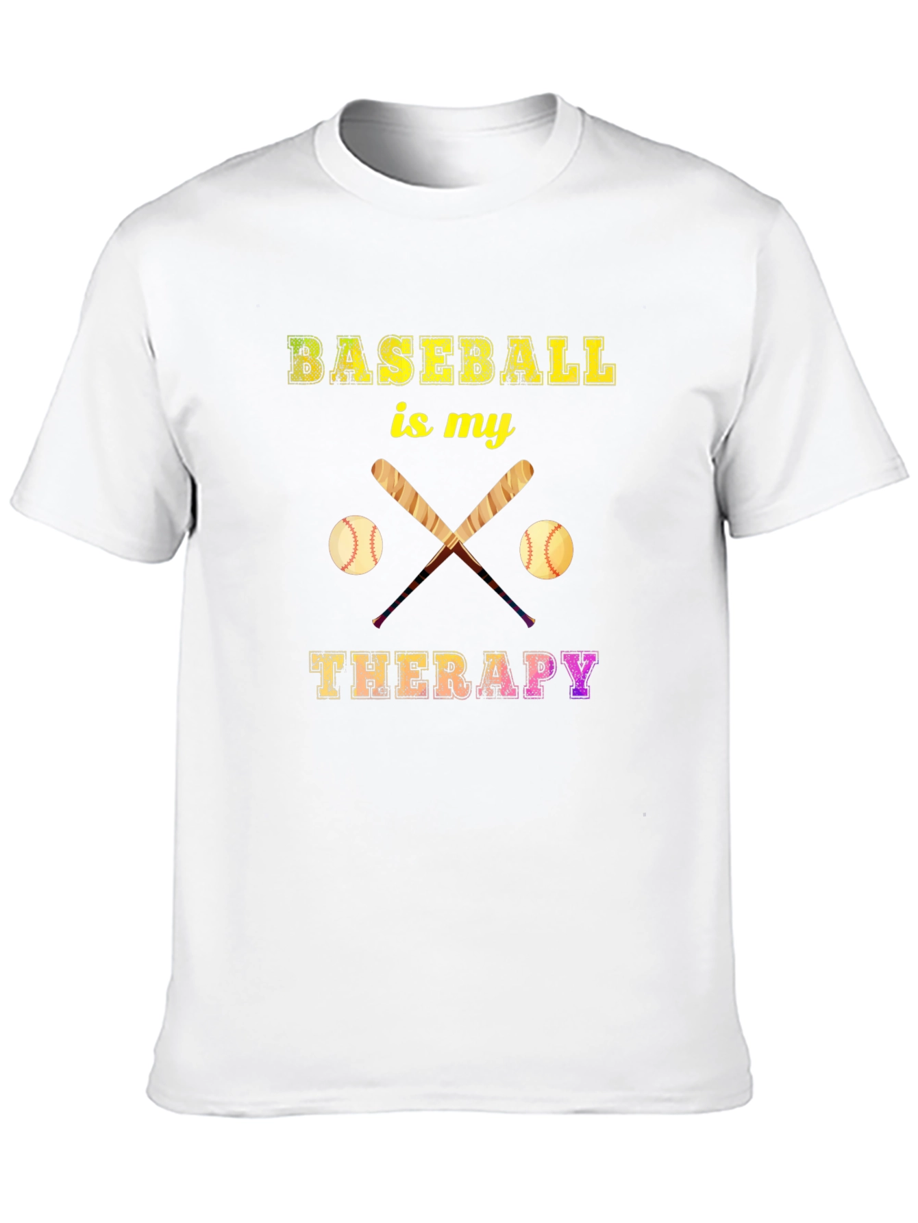 Baseball is My Therapy T-Shirt