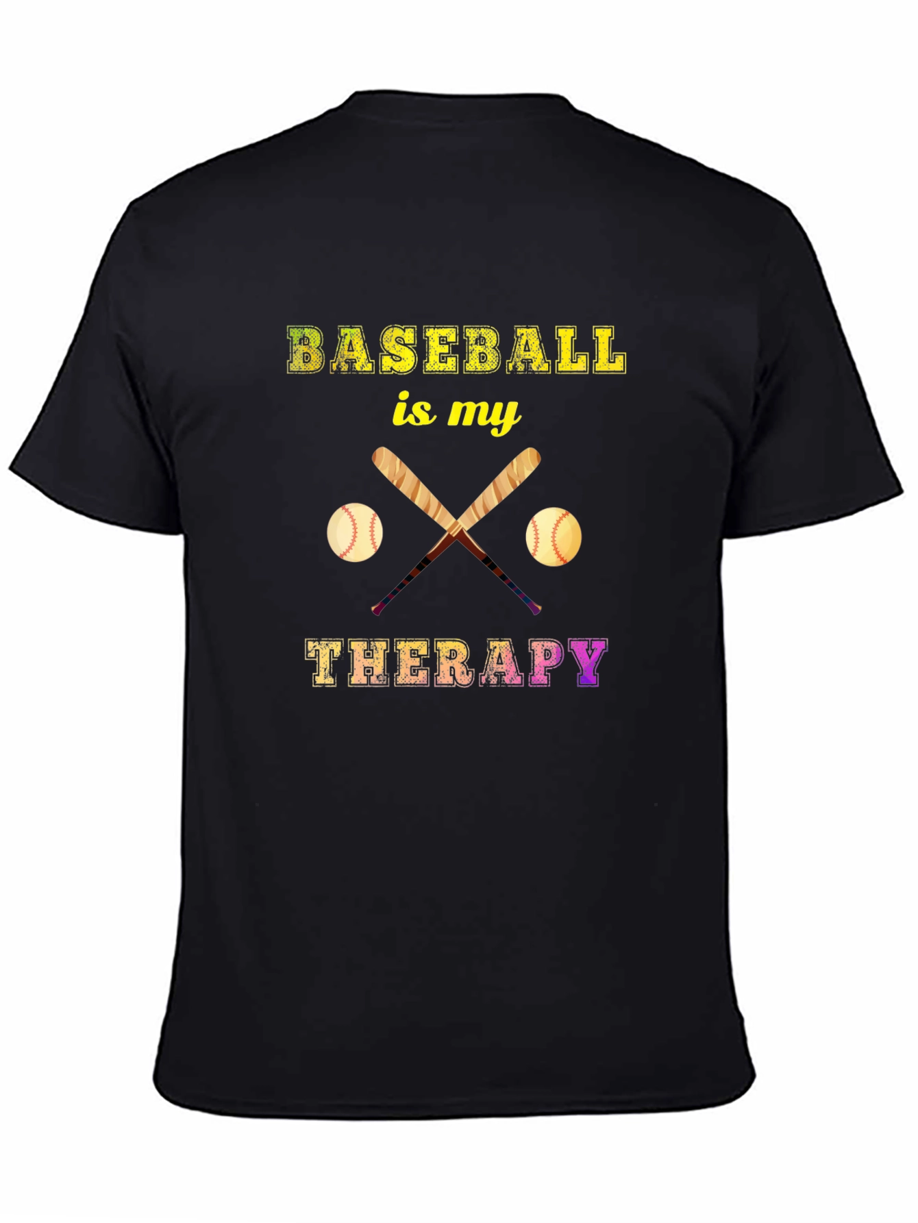 Baseball is My Therapy T-Shirt