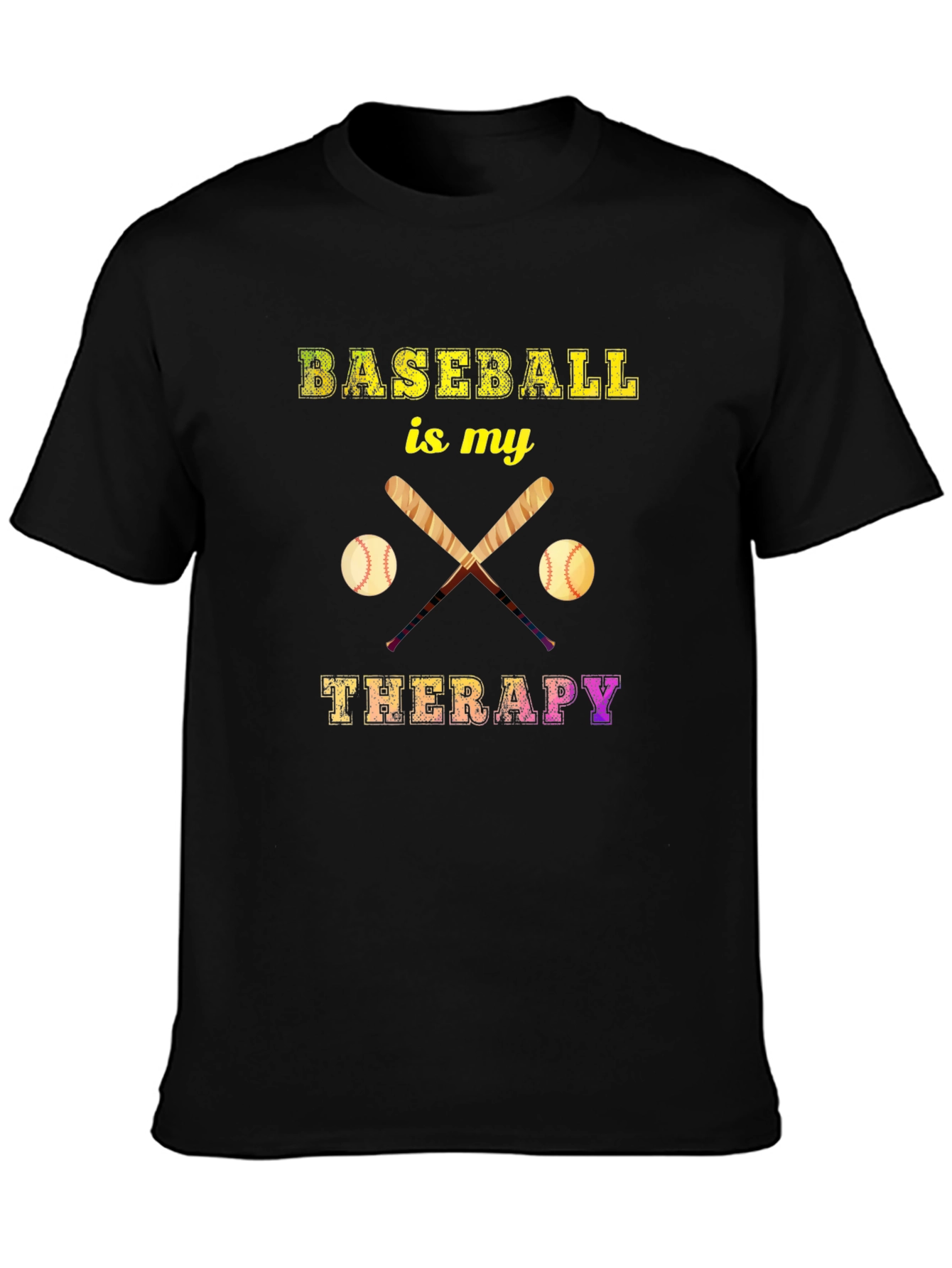 Baseball is My Therapy T-Shirt