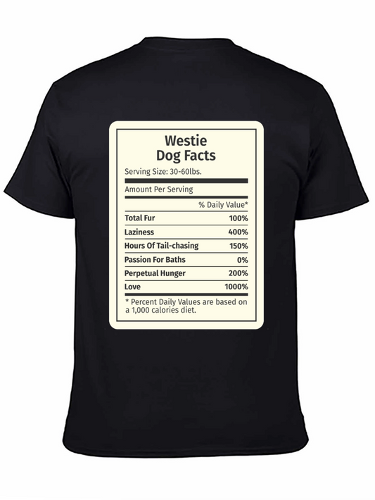 Westie Dog Facts Graphic Tee