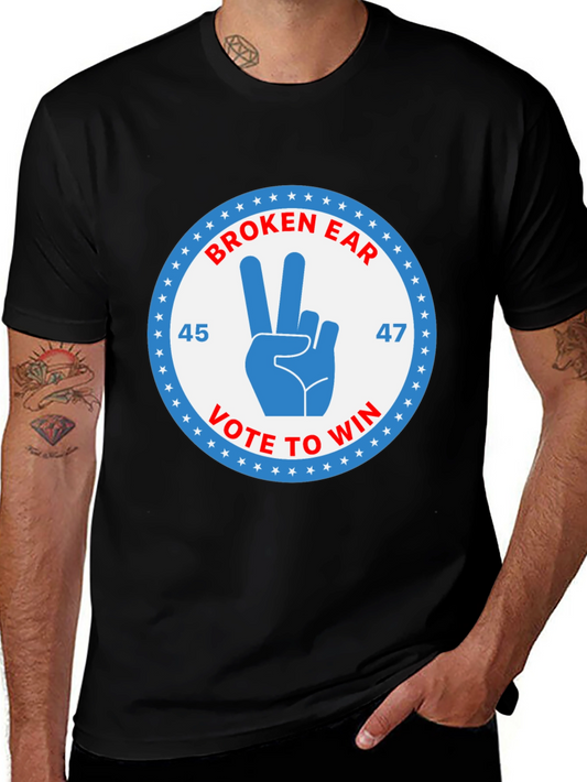 Broken Ear Vote to Win T-Shirt