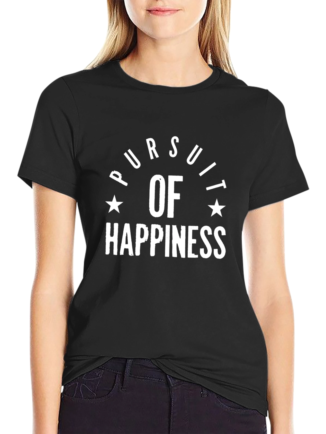 Pursuit of Happiness Graphic Tee - Black