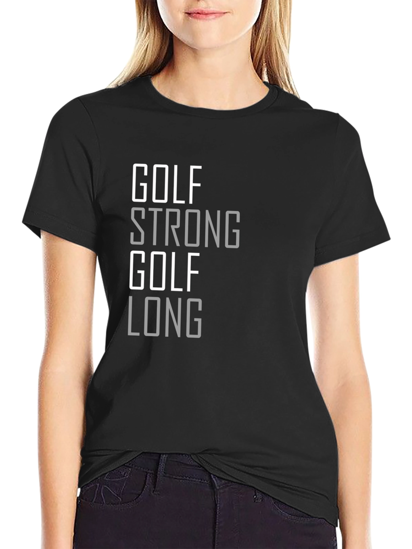 Golf Strong Golf Long Tee - Black