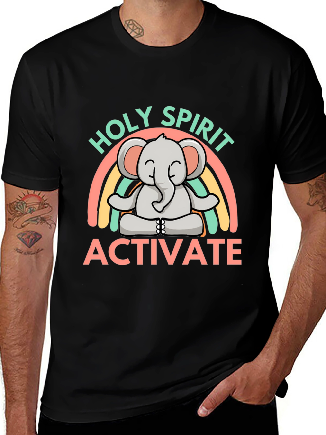 Holy Spirit Activate Elephant T-Shirt