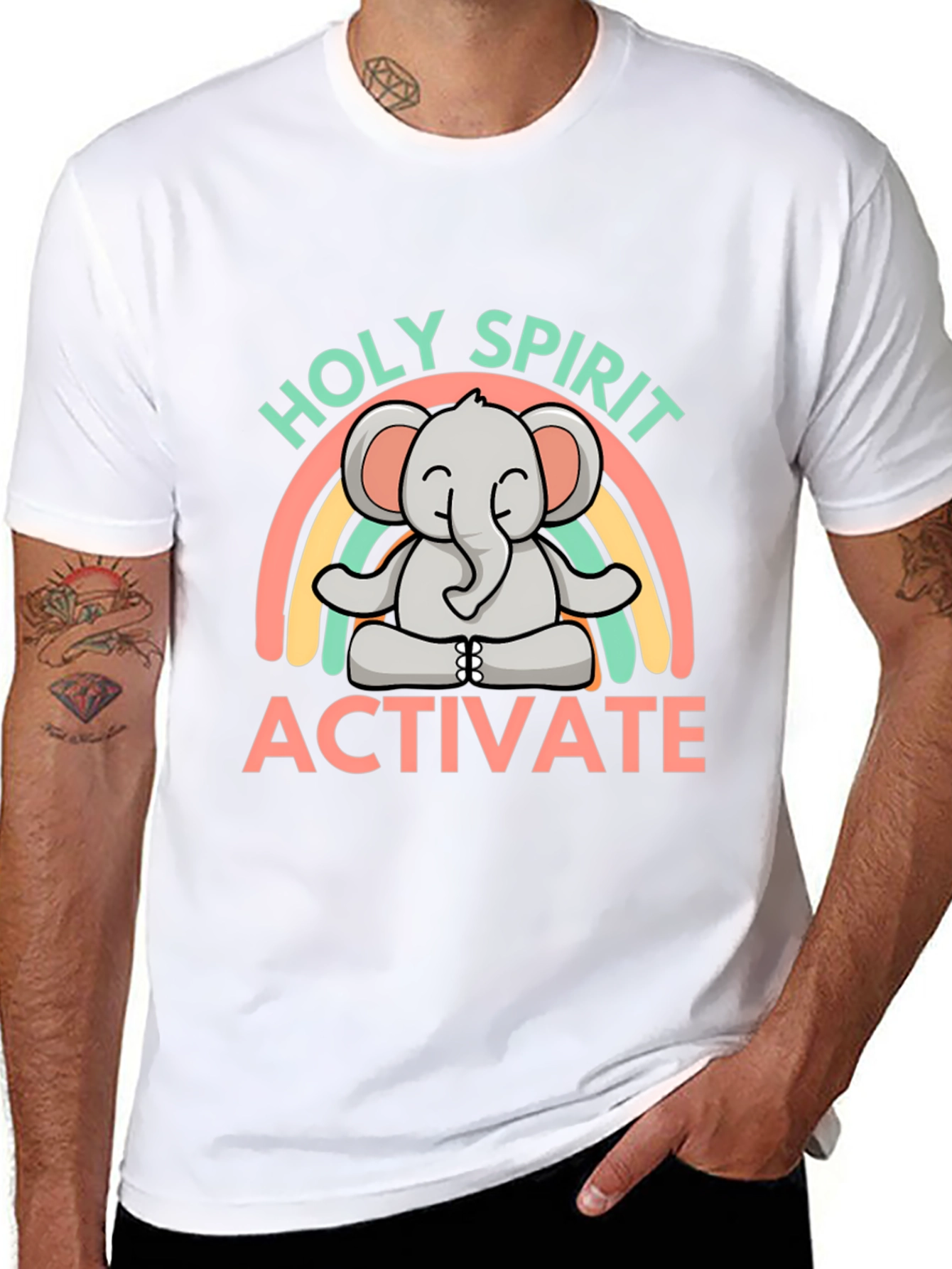 Holy Spirit Activate Elephant T-Shirt