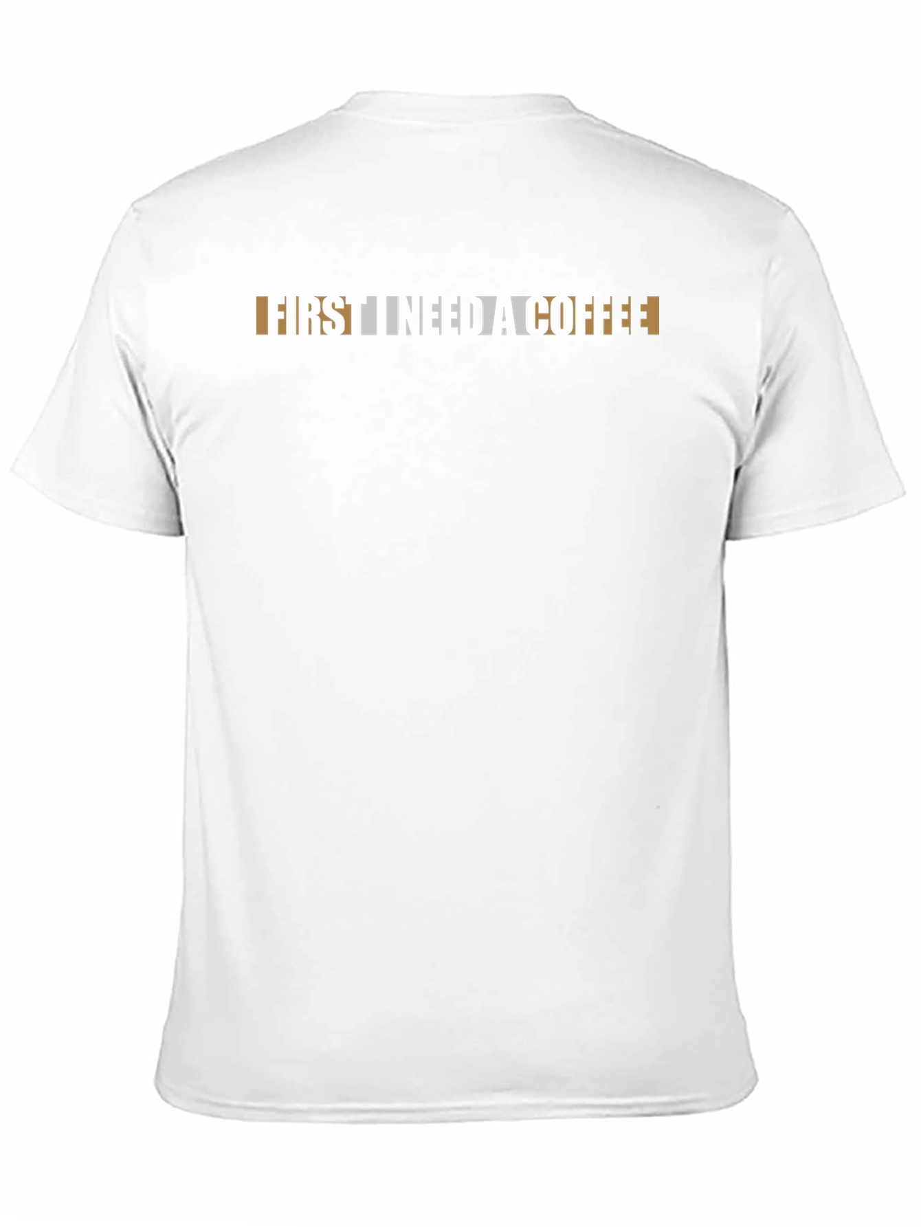 First I Need A Coffee Graphic Tee - Black