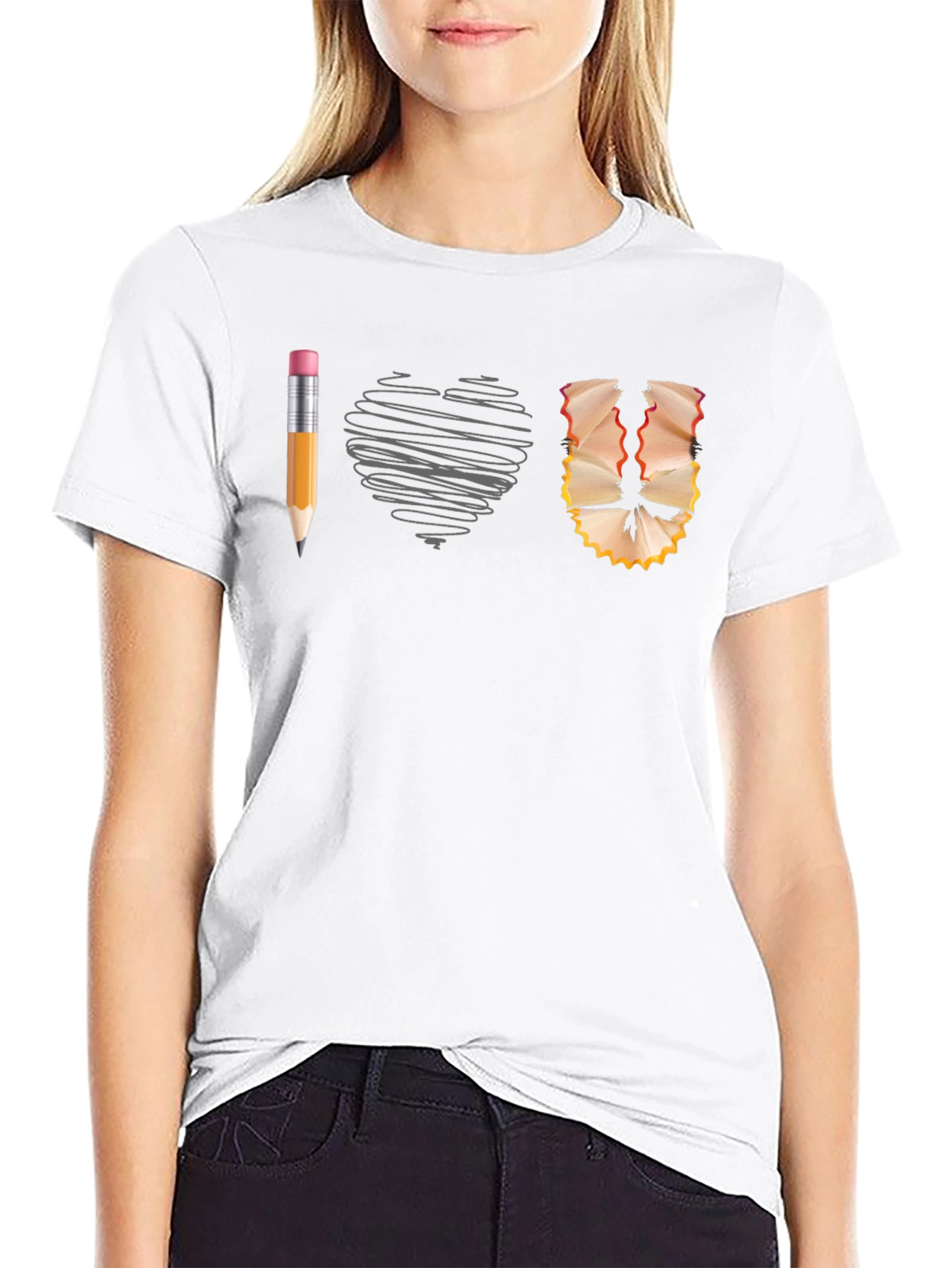 I Heart Art T-Shirt Creative Design Tee