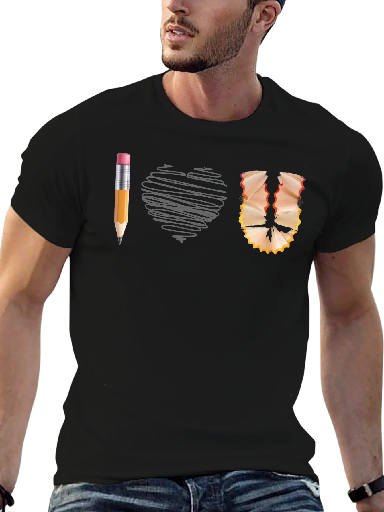 I Heart Art T-Shirt Creative Design Tee