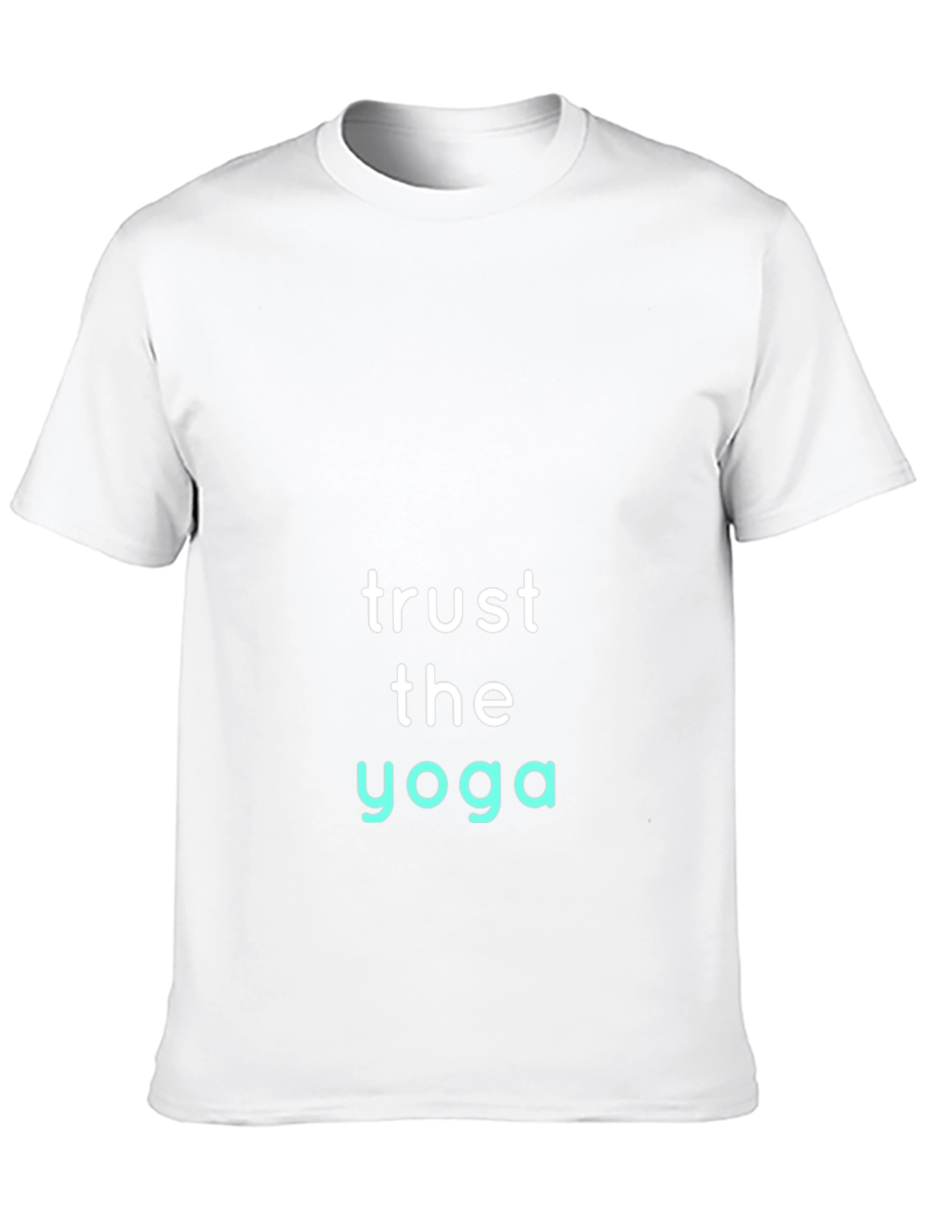 Trust the Yoga Graphic Tee - Unisex Black T-Shirt