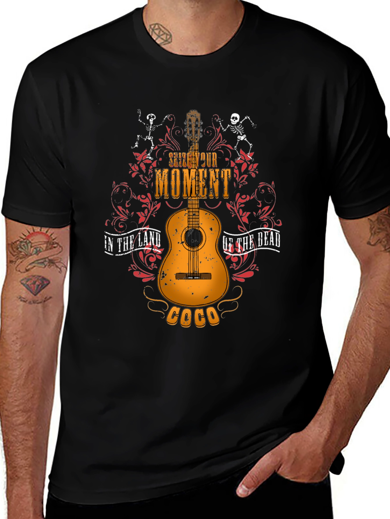 Coco Movie T-Shirt - Seize Your Moment Graphic Tee