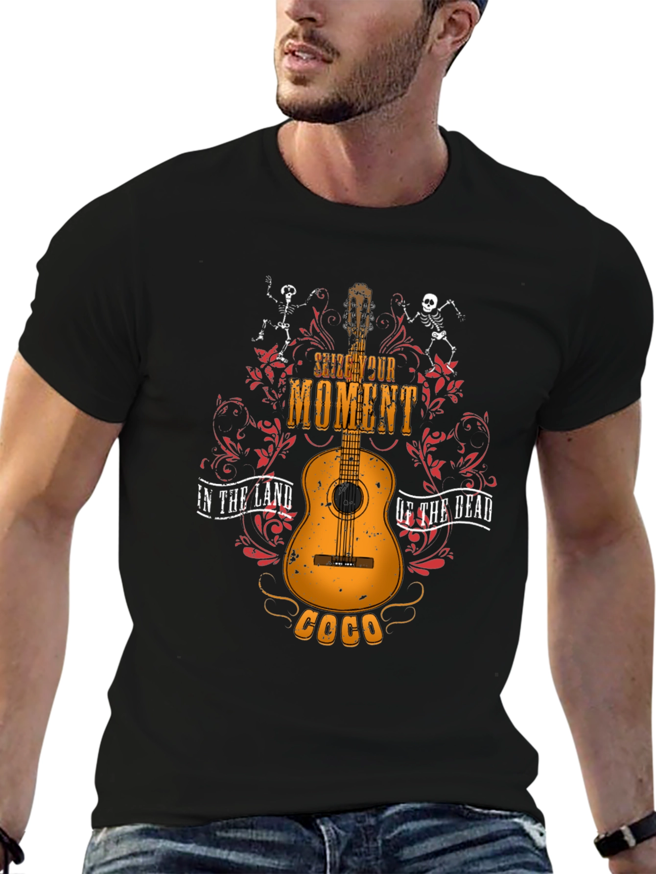 Coco Movie T-Shirt - Seize Your Moment Graphic Tee