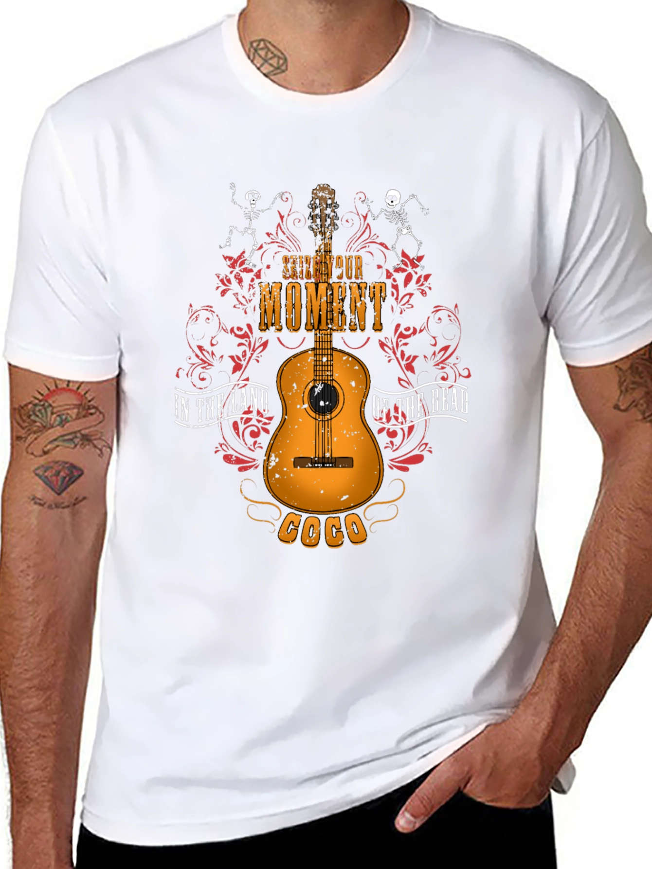 Coco Movie T-Shirt - Seize Your Moment Graphic Tee