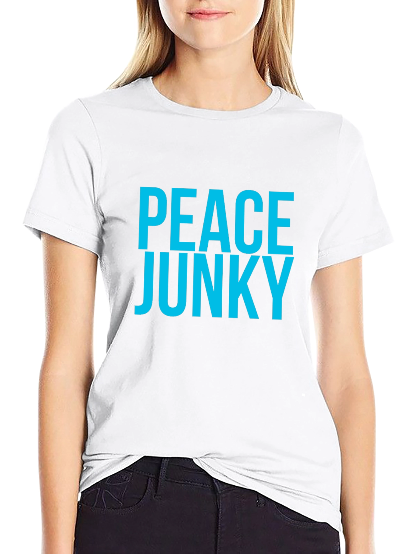 Peace Junky Graphic Tee - Mens Black T-Shirt