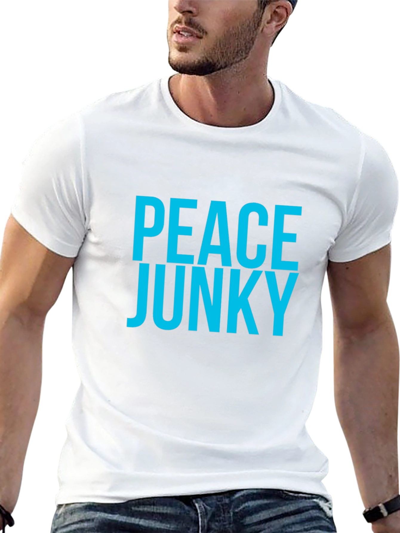 Peace Junky Graphic Tee - Mens Black T-Shirt