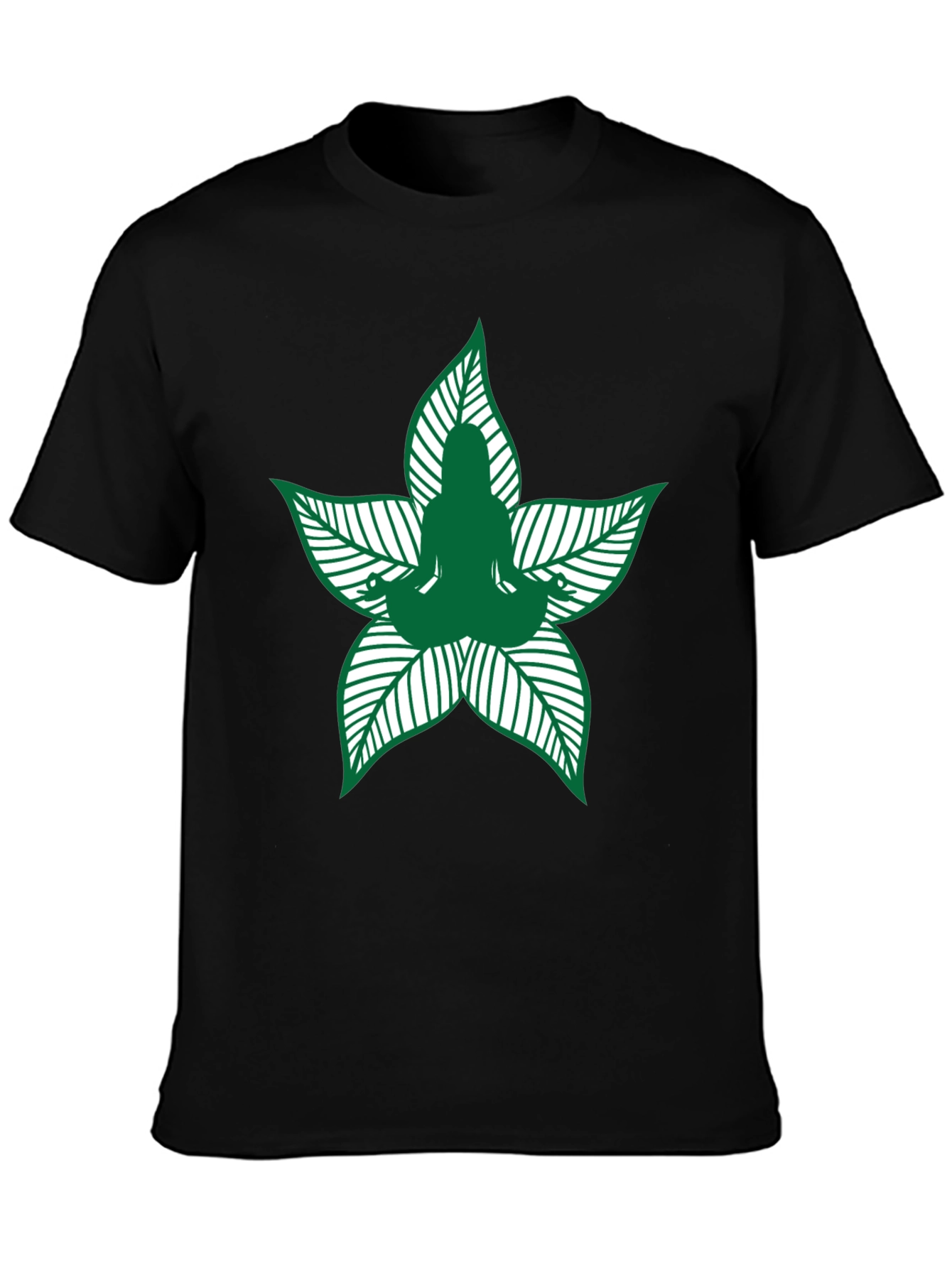 Yoga Leaf Graphic Tee - Mens