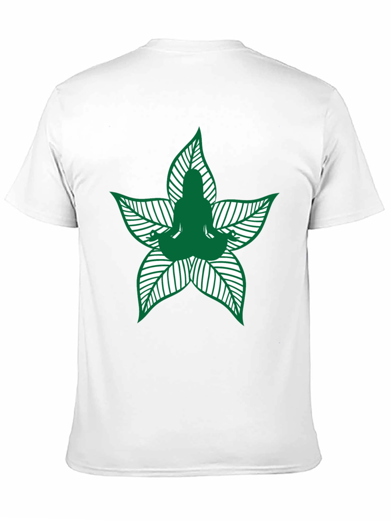 Yoga Leaf Graphic Tee - Mens
