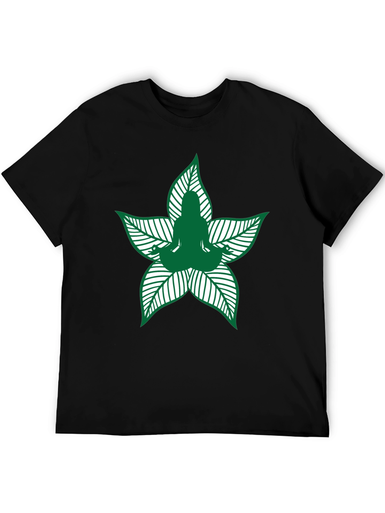 Yoga Leaf Graphic Tee - Mens