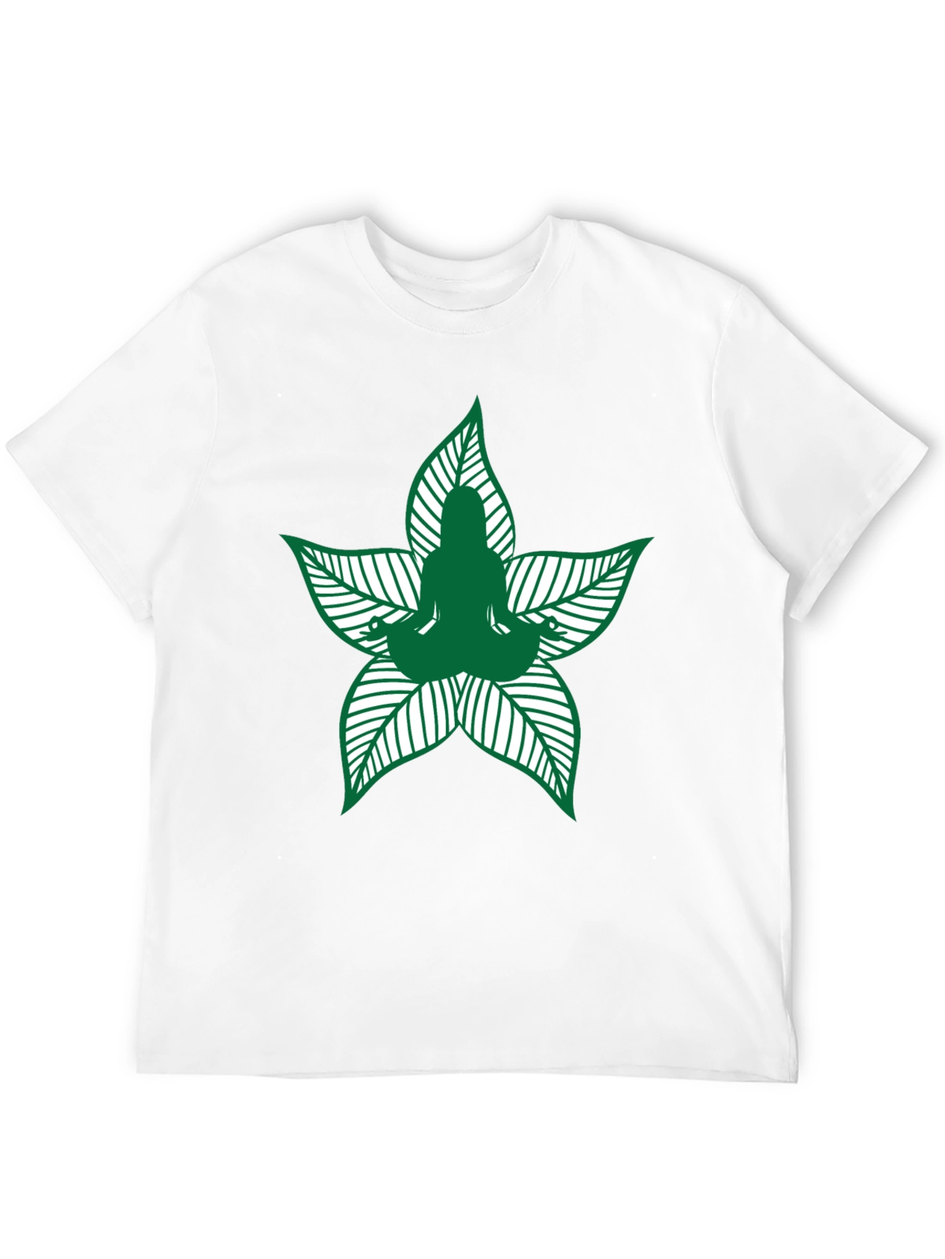Yoga Leaf Graphic Tee - Mens