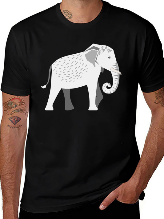 Elephant Graphic Tee - Unique Animal Design