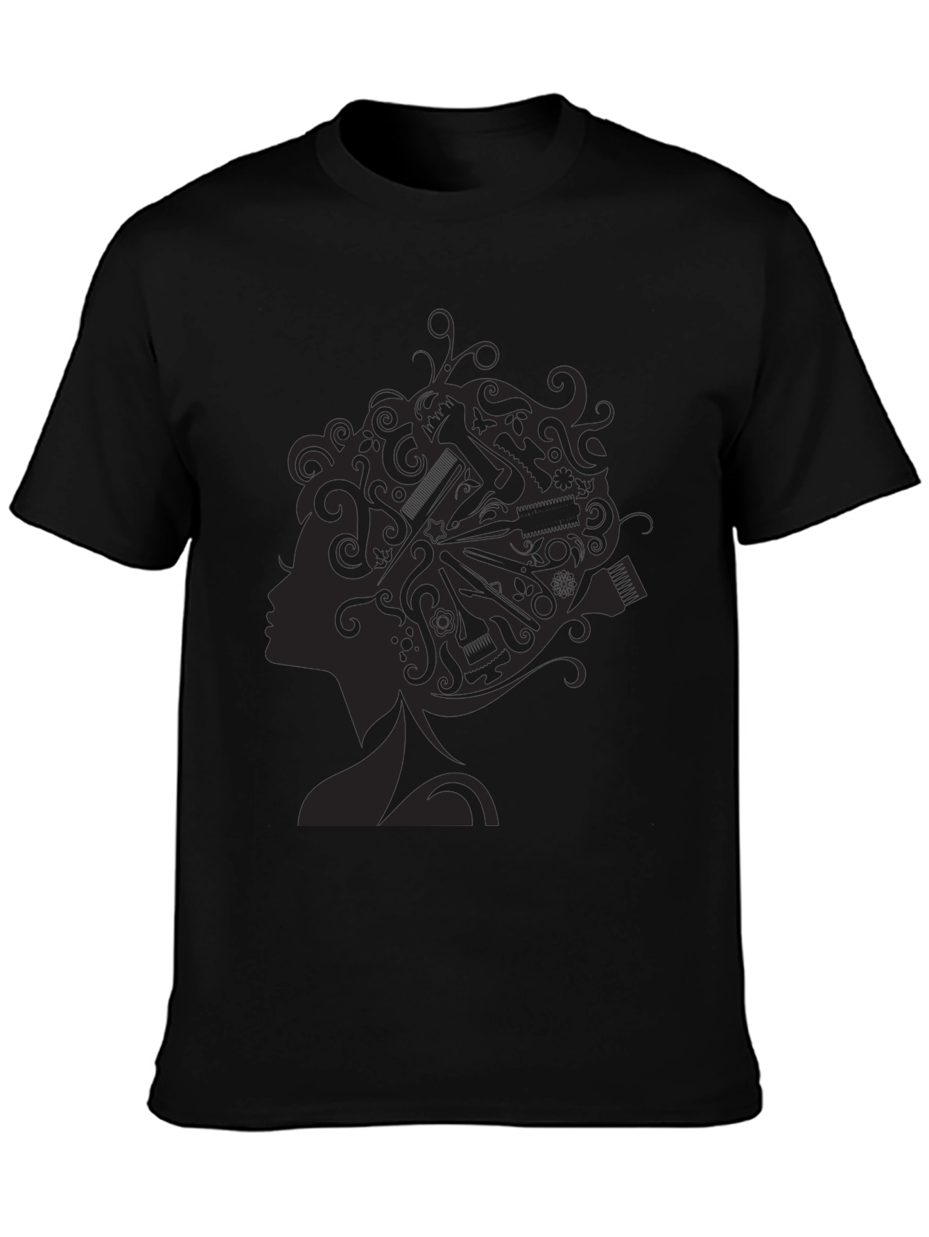 Stylist Silhouette Graphic Tee - Black