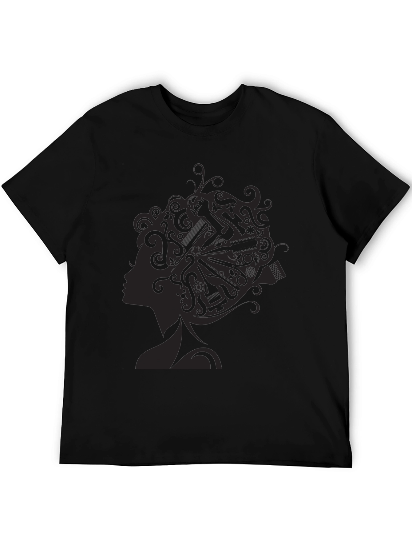 Stylist Silhouette Graphic Tee - Black