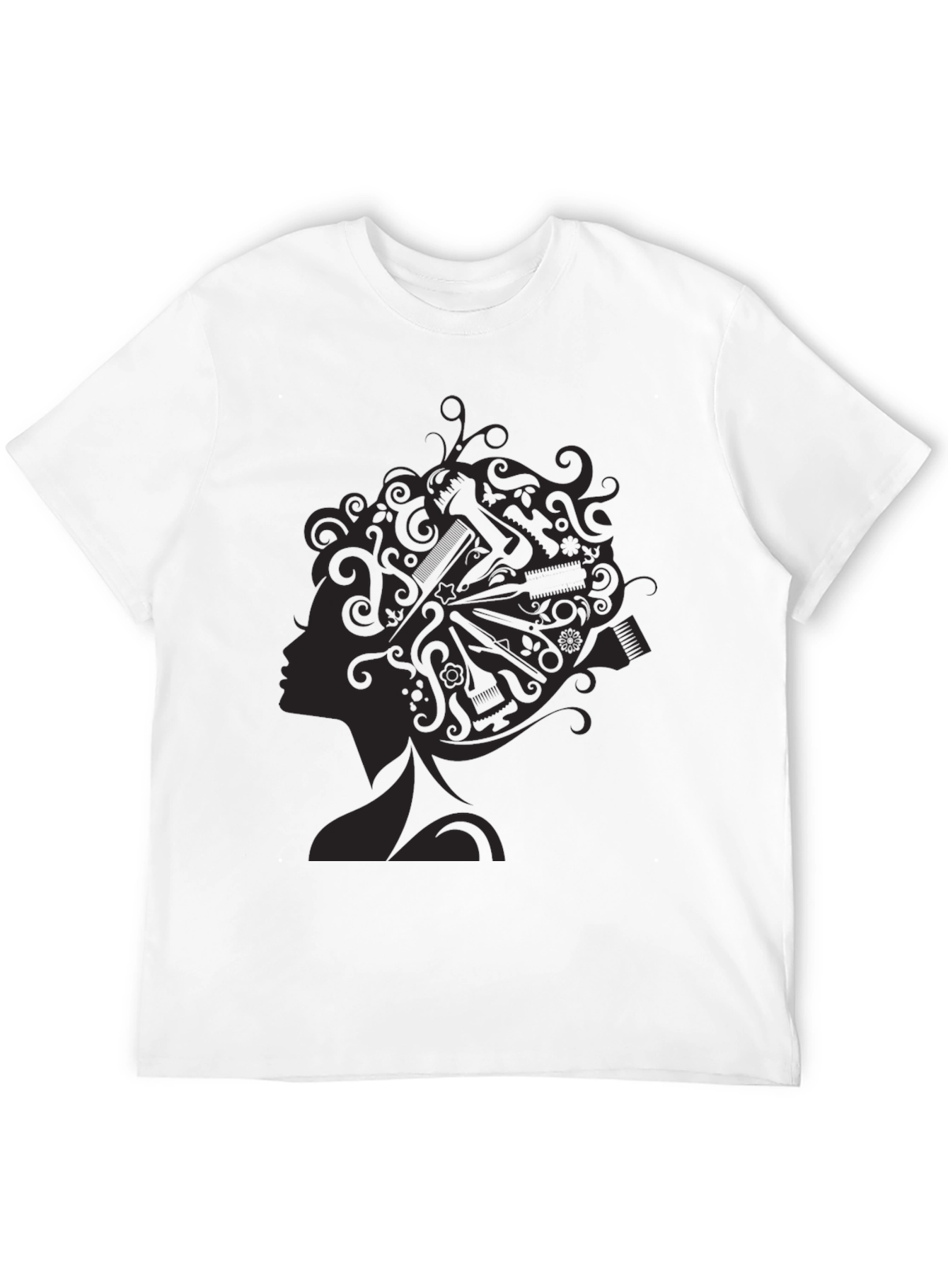 Stylist Silhouette Graphic Tee - Black