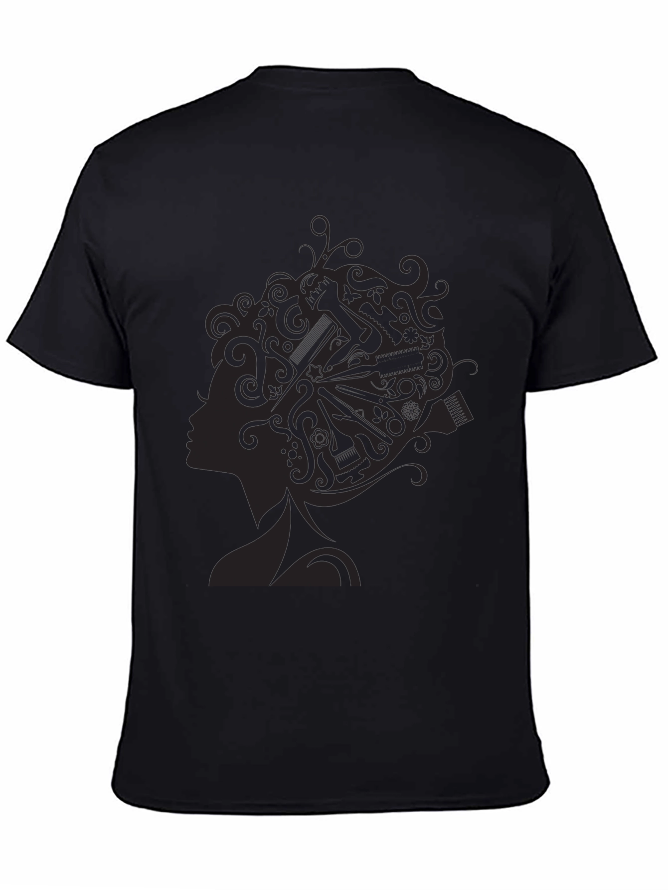 Stylist Silhouette Graphic Tee - Black