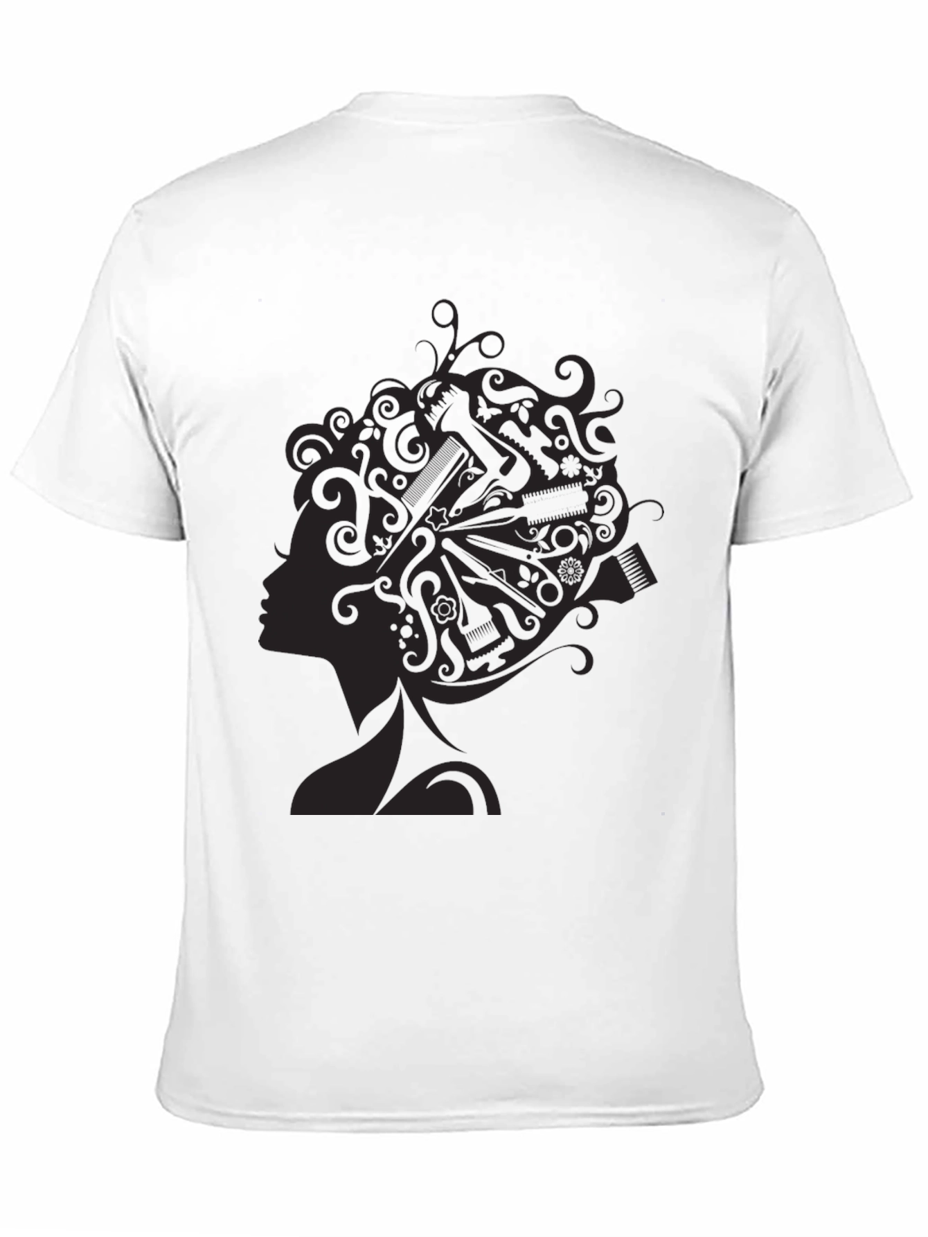 Stylist Silhouette Graphic Tee - Black
