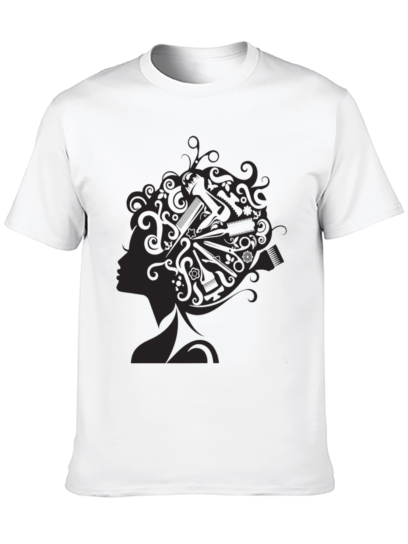 Stylist Silhouette Graphic Tee - Black