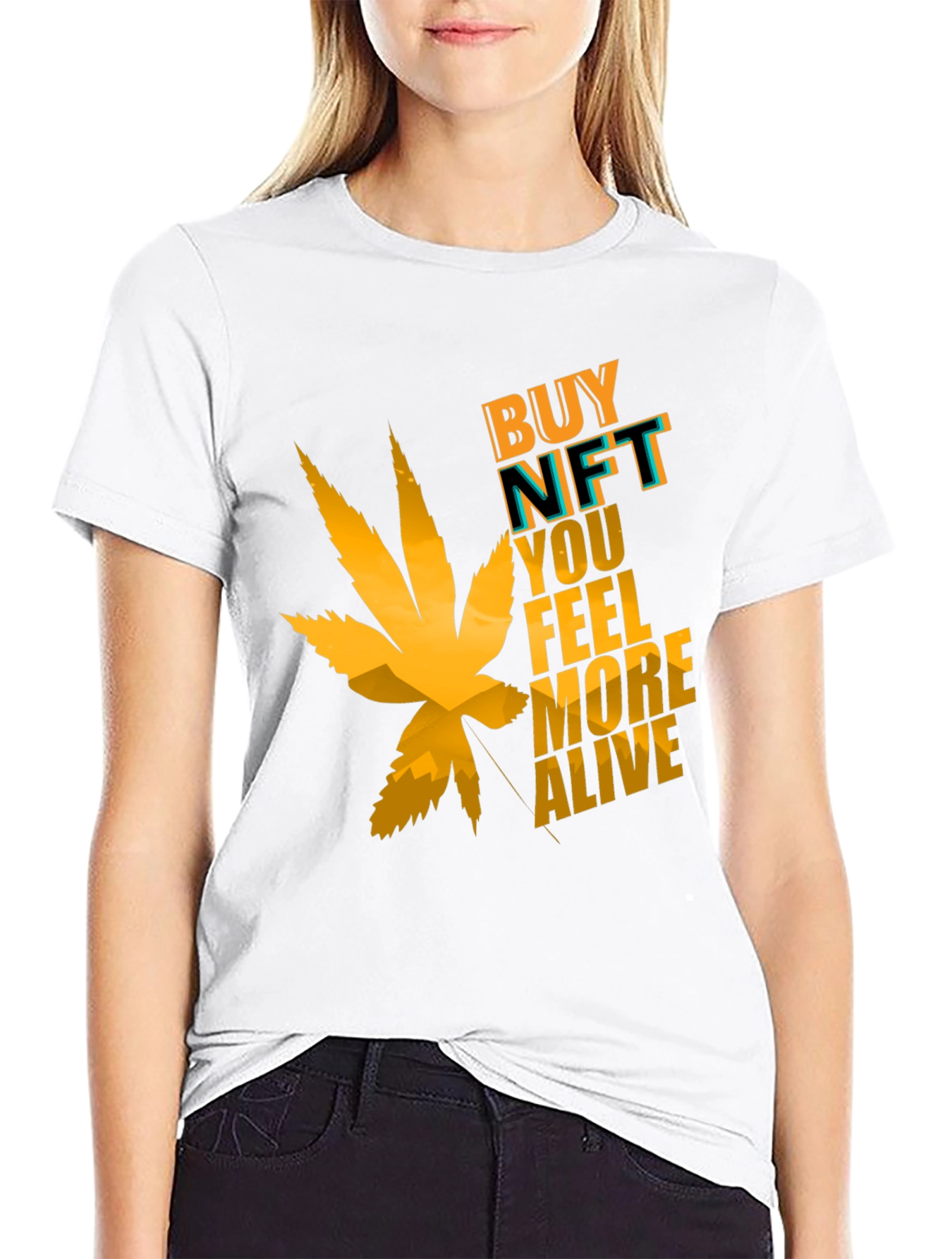 Buy NFT Feel More Alive Graphic Tee