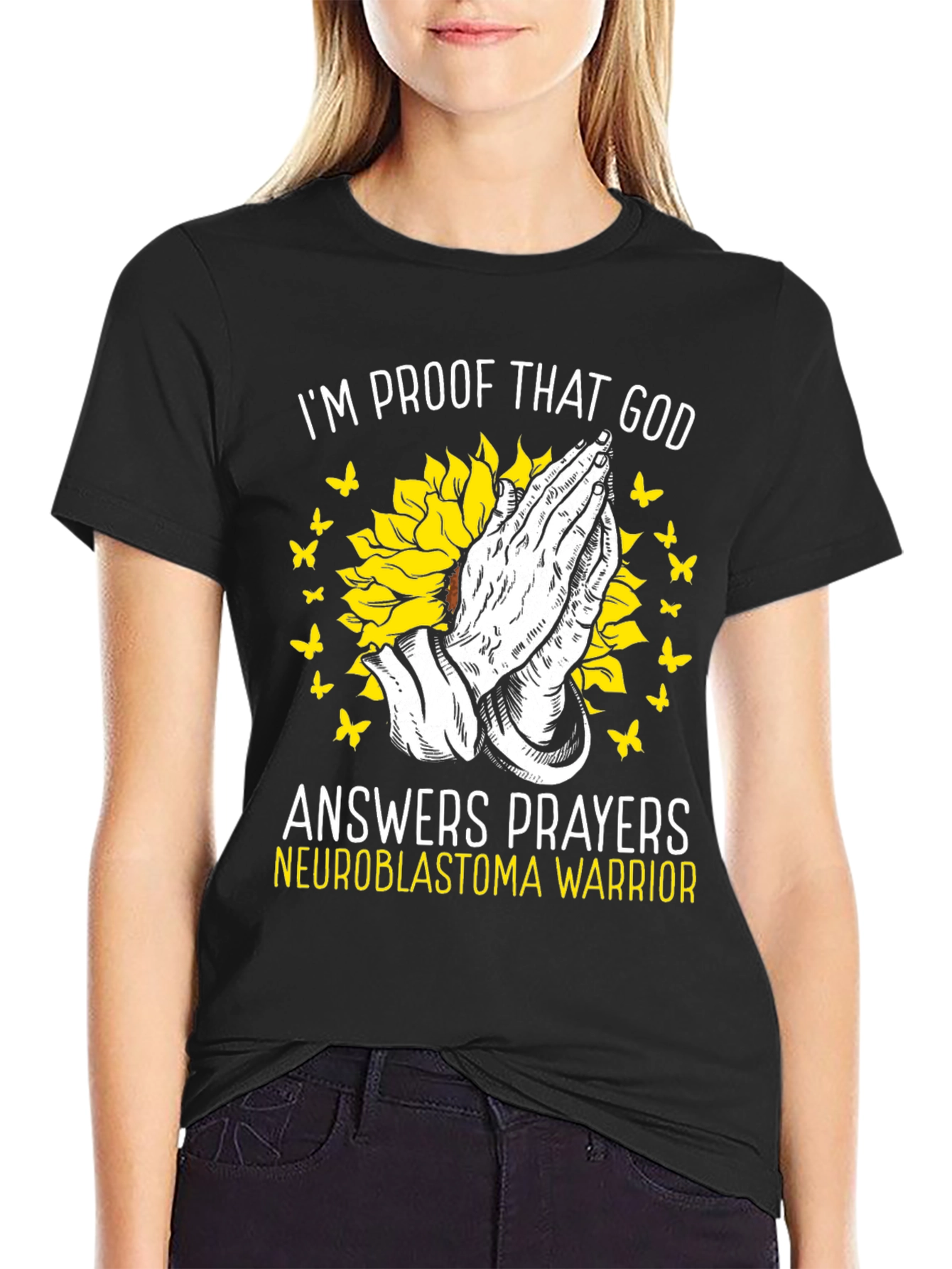 Im Proof That God Answers Prayers T-Shirt