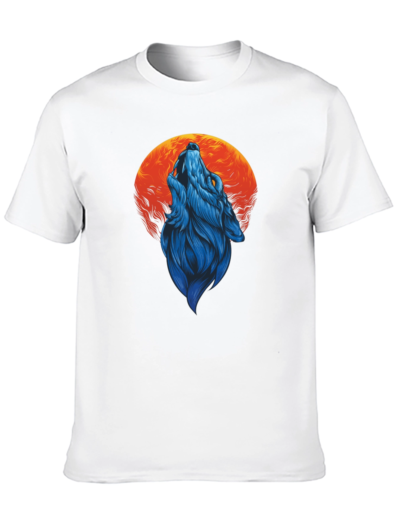 Wolf Moon T-Shirt - Black Graphic Tee
