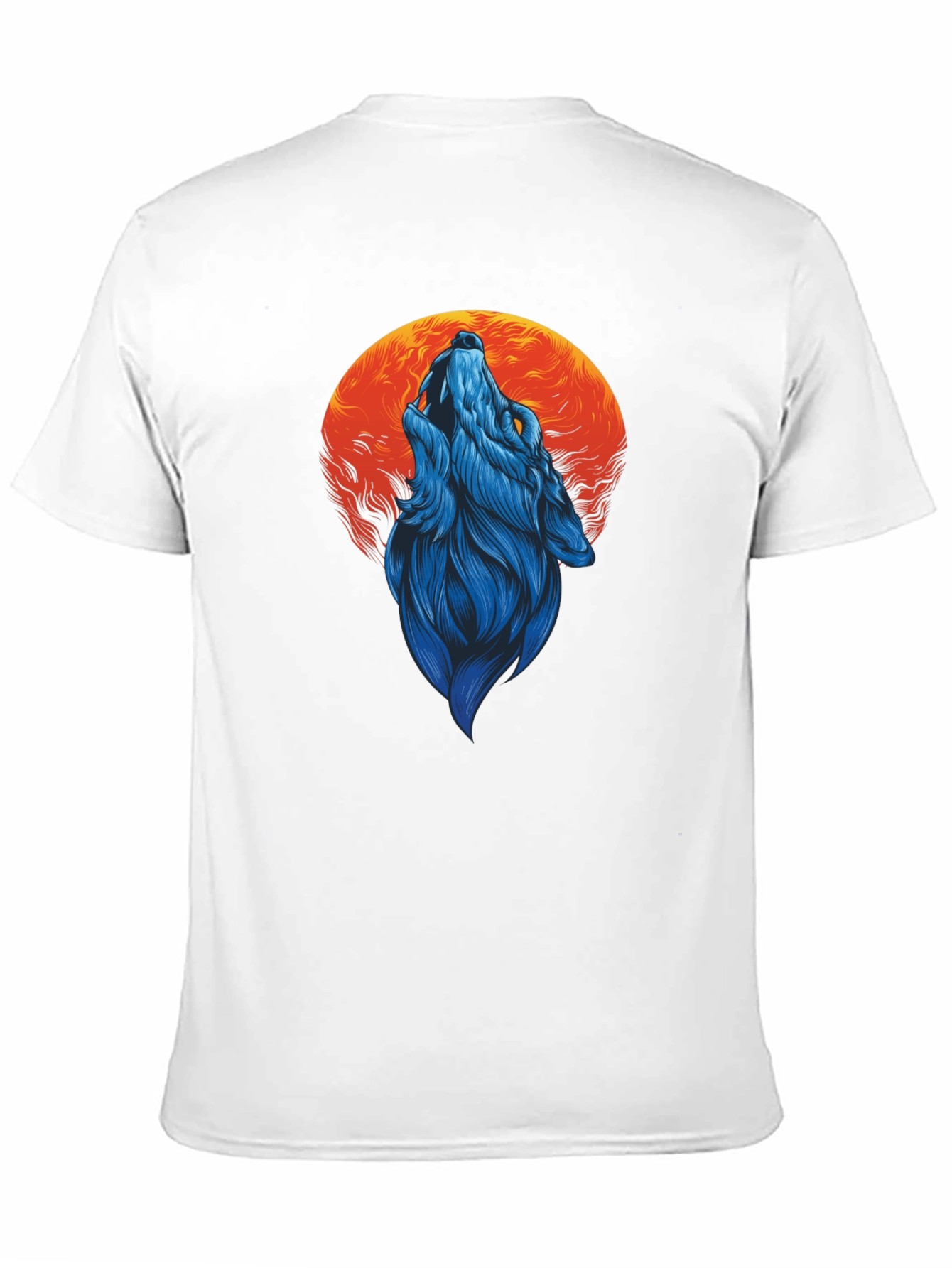Wolf Moon T-Shirt - Black Graphic Tee