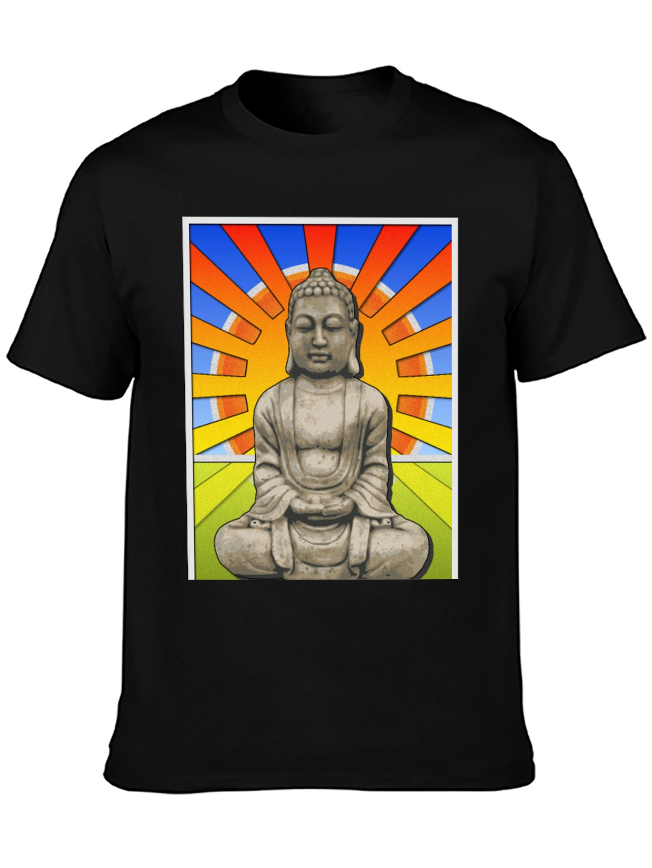 Buddha Graphic T-Shirt - Artistic Zen Design