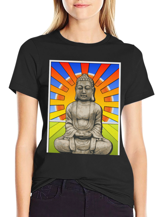Buddha Graphic T-Shirt - Artistic Zen Design