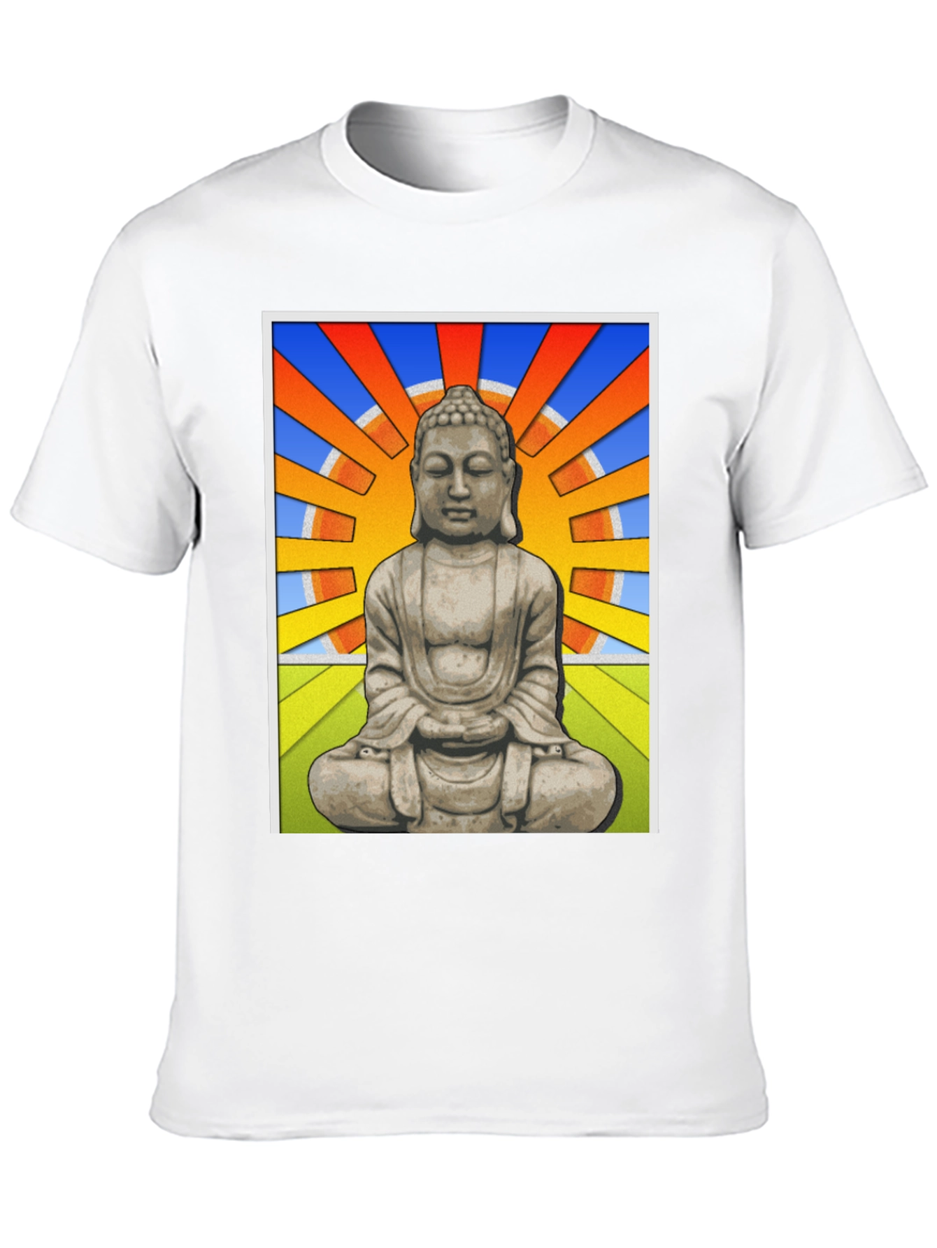 Buddha Graphic T-Shirt - Artistic Zen Design