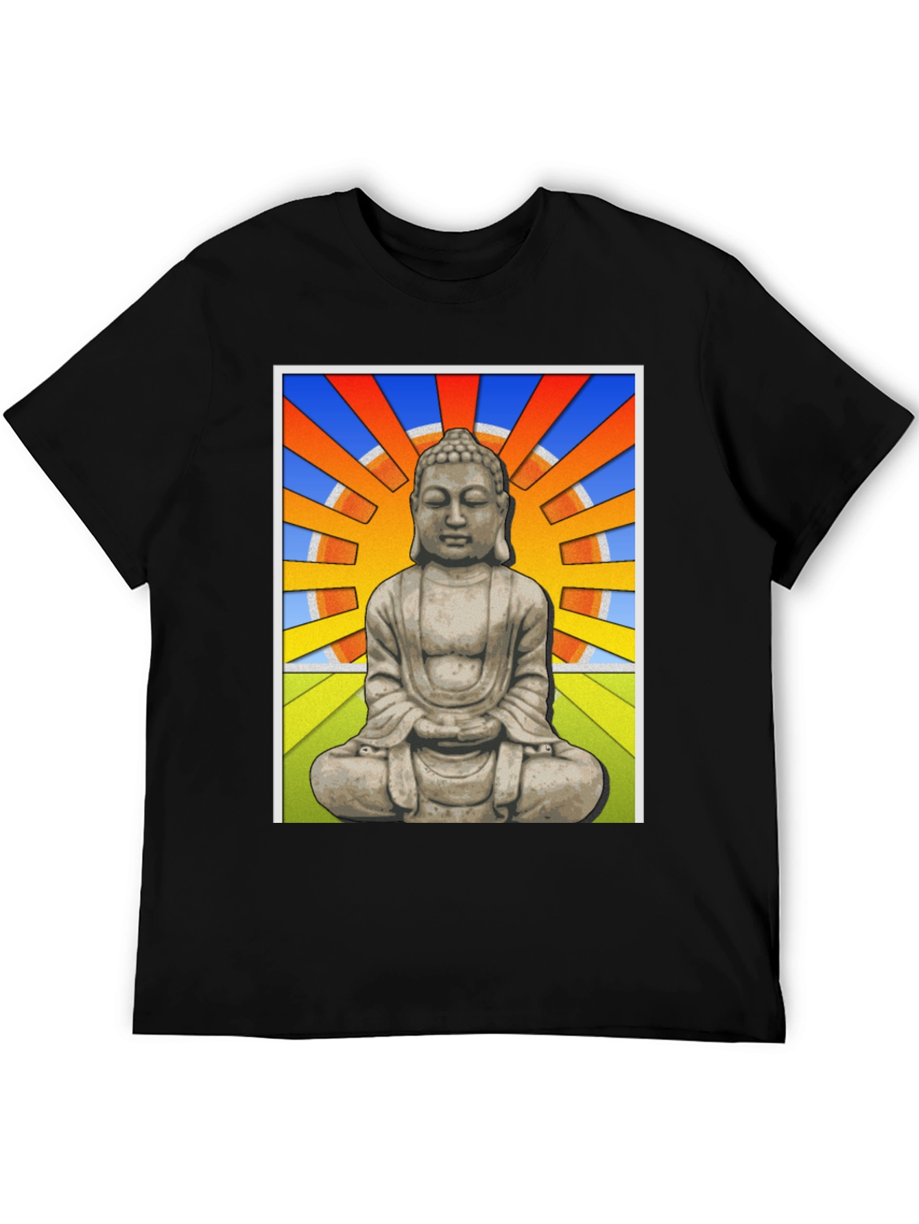 Buddha Graphic T-Shirt - Artistic Zen Design