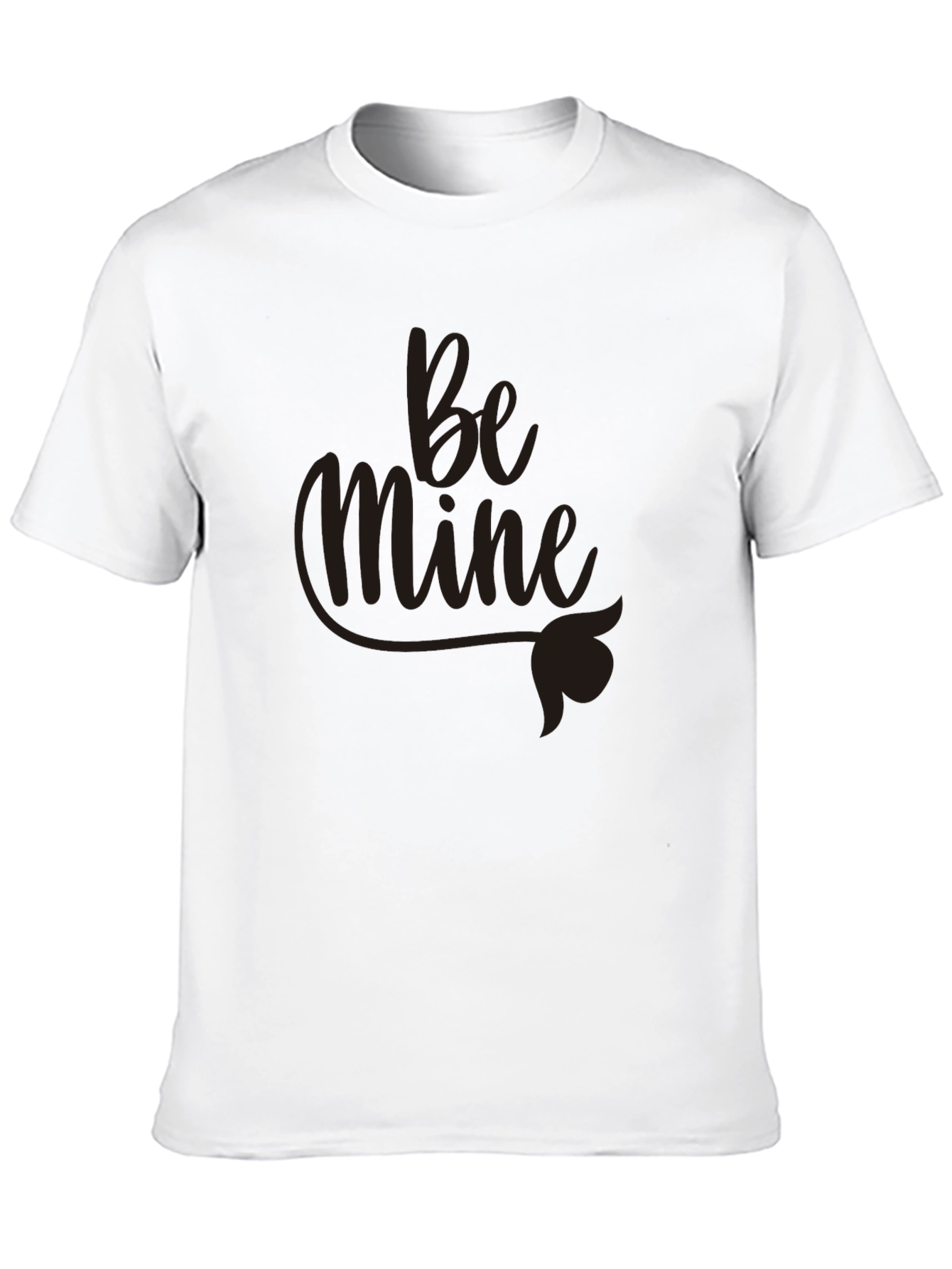 Be Mine Black Tee - Stylish & Comfortable