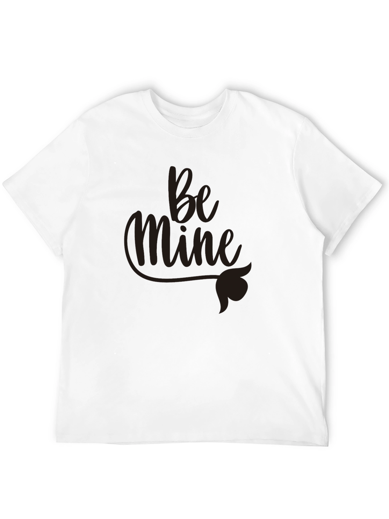 Be Mine Black Tee - Stylish & Comfortable