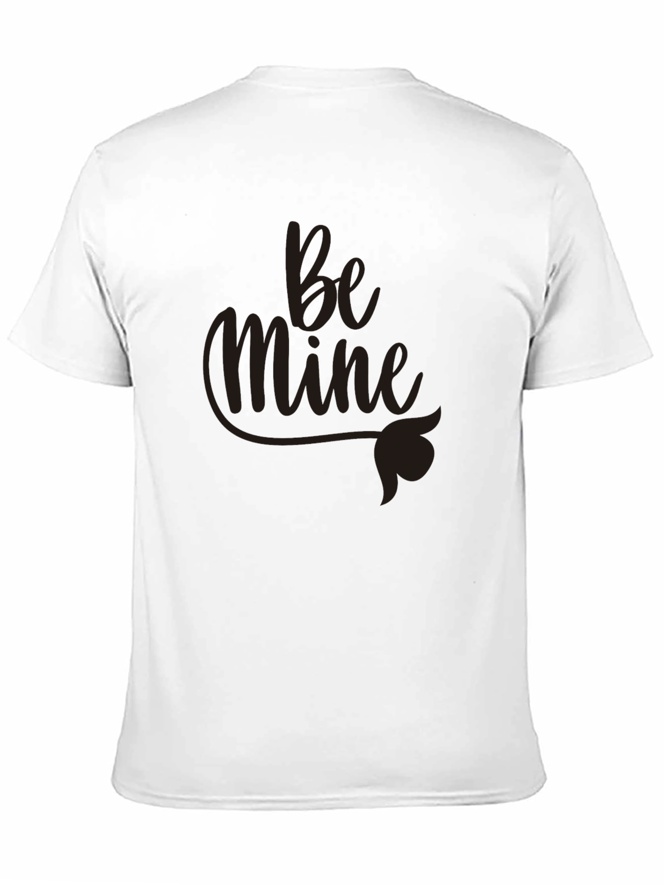 Be Mine Black Tee - Stylish & Comfortable