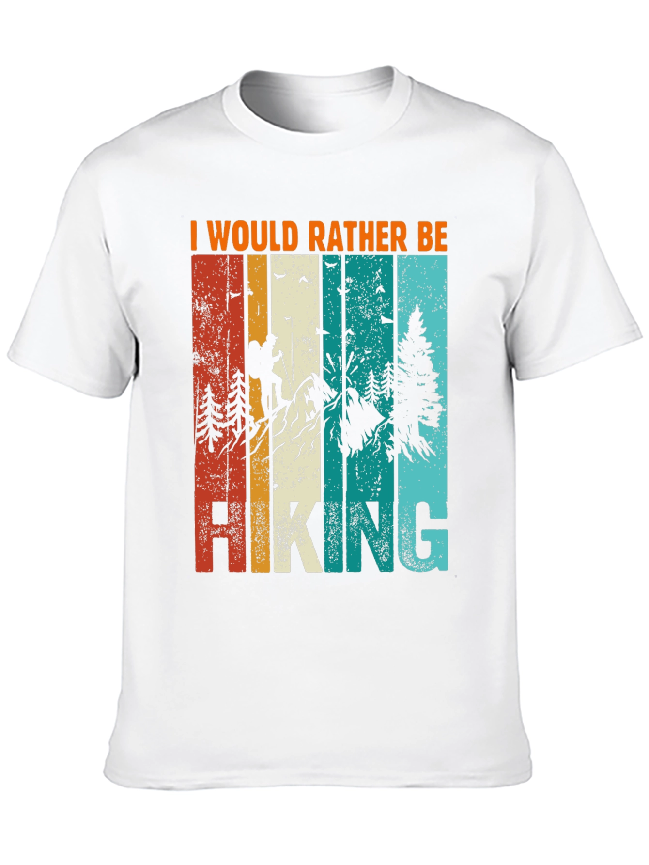 Retro Hiking T-Shirt: I Would Rather Be Hiking