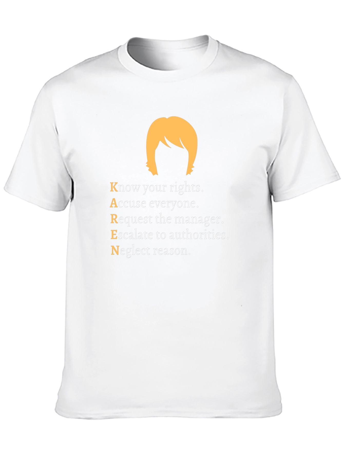 KAREN Definition T-Shirt Novelty Funny Tee