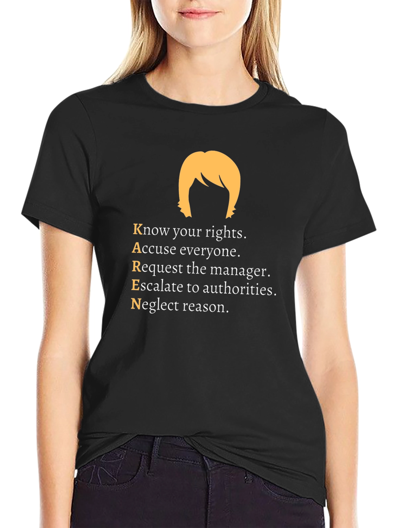 KAREN Definition T-Shirt Novelty Funny Tee