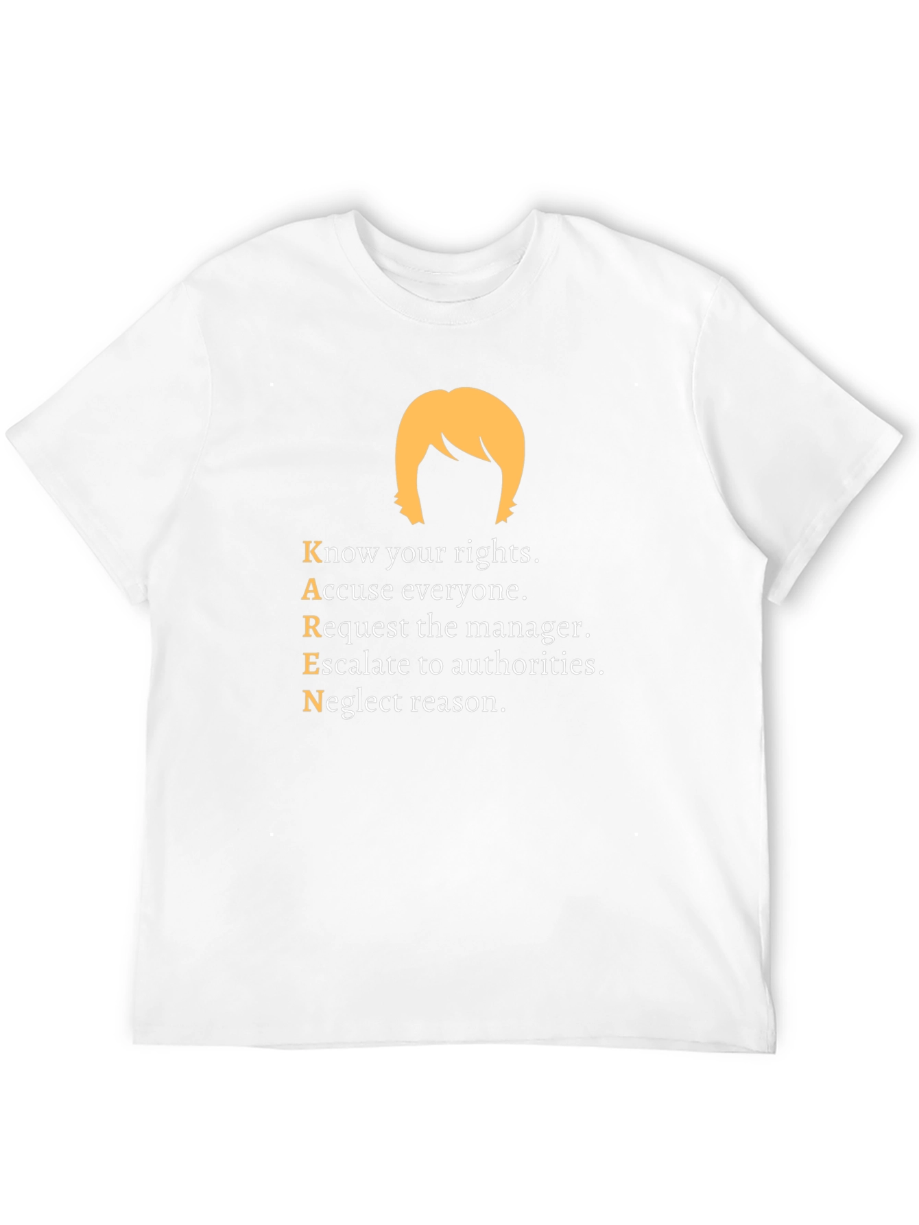 KAREN Definition T-Shirt Novelty Funny Tee